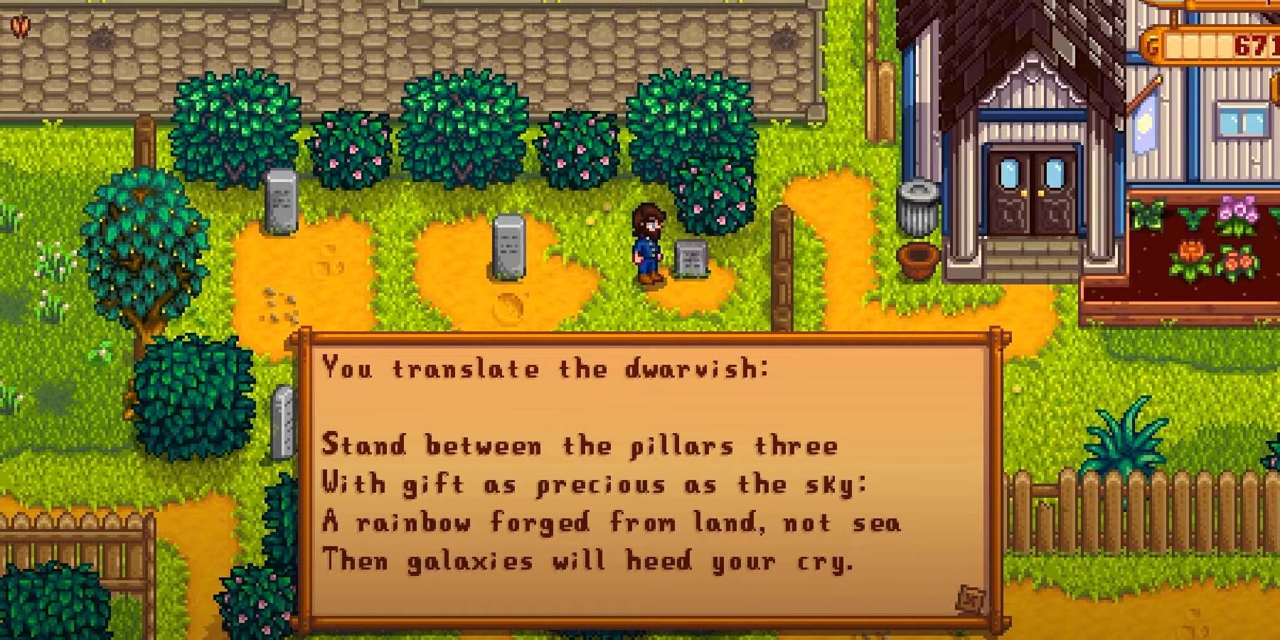 Загадочная подсказка Stardew Valley приводит к созданию одного из самых сильных предметов в игре