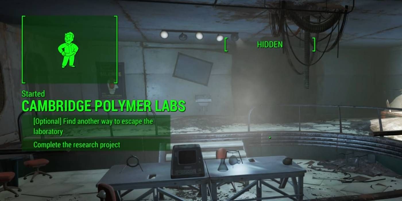 Fallout 4: Прохождение Cambridge Polymer Labs (задания, пароли и награды)