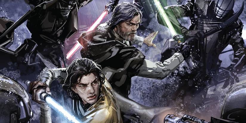 Luke Skywalker and Ben Solo in Mission to Elphrona