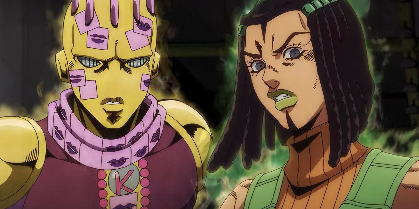 Ermes Costello and her Stand Kiss in JoJo's Bizarre Adventure