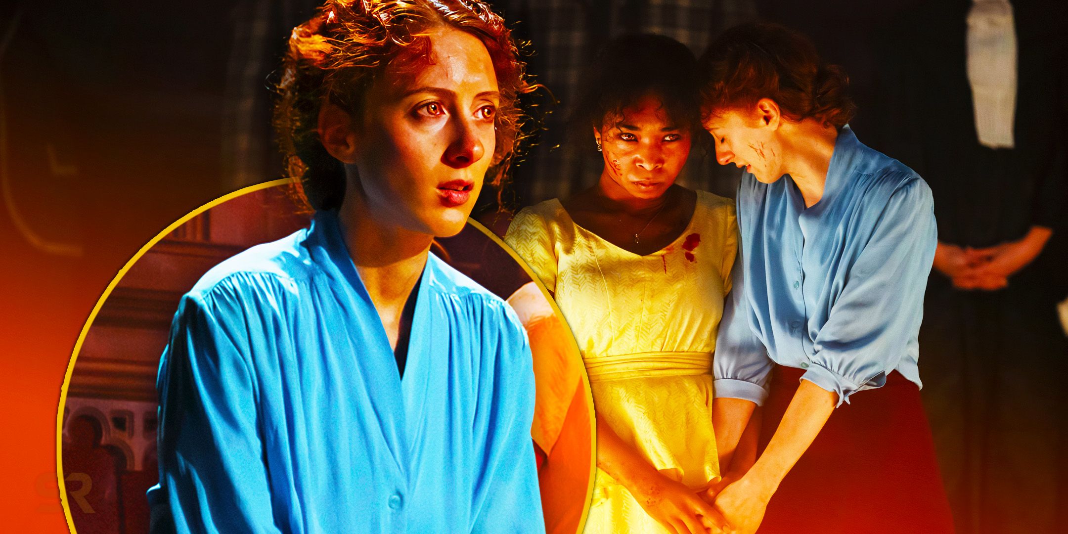 Roxane Duran as Madeleine holding Claudia in Interview With The Vampire Season 2 Episode 7