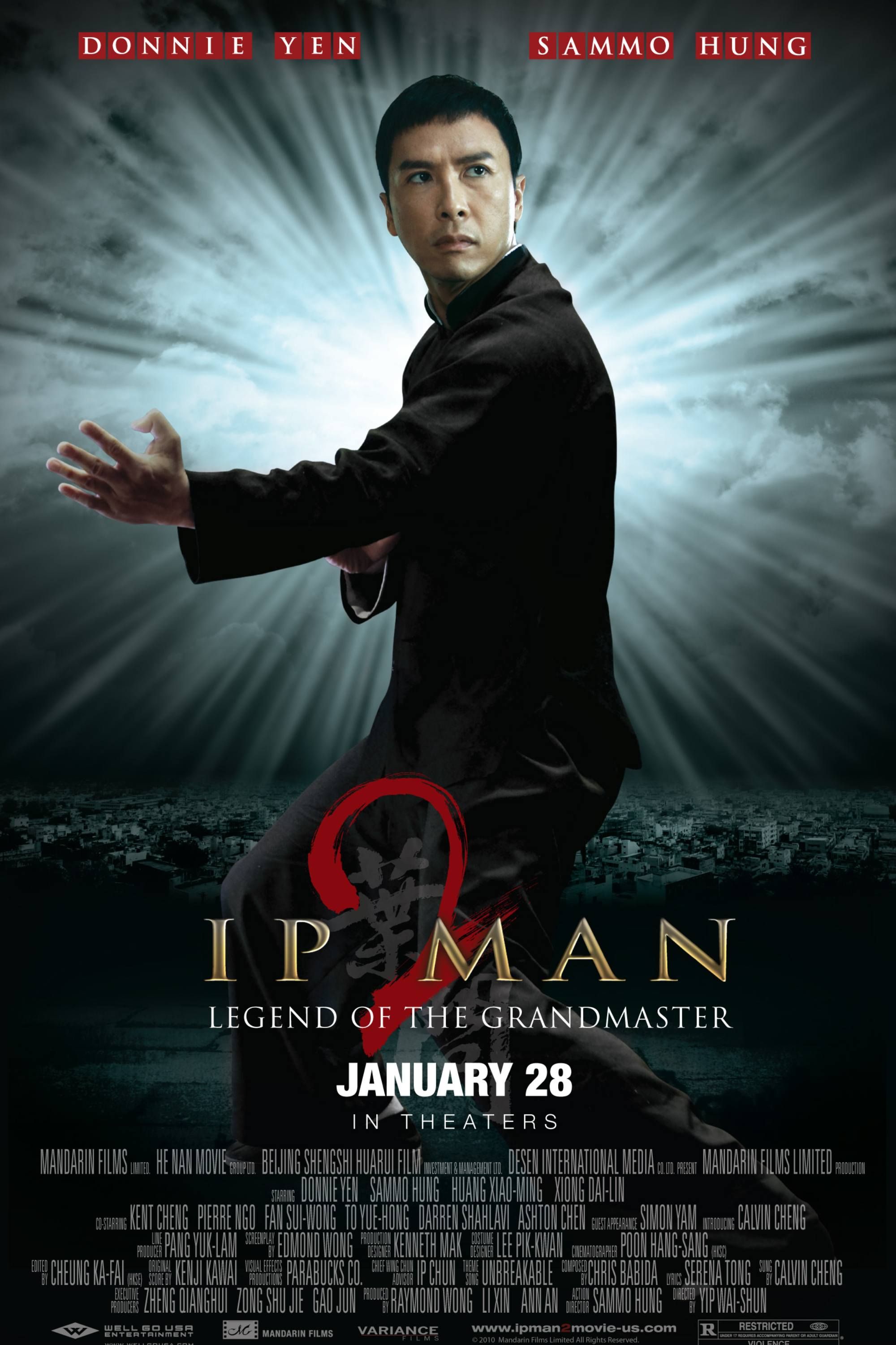 Ip Man 2 - Poster - Donnie Yen Doing karate