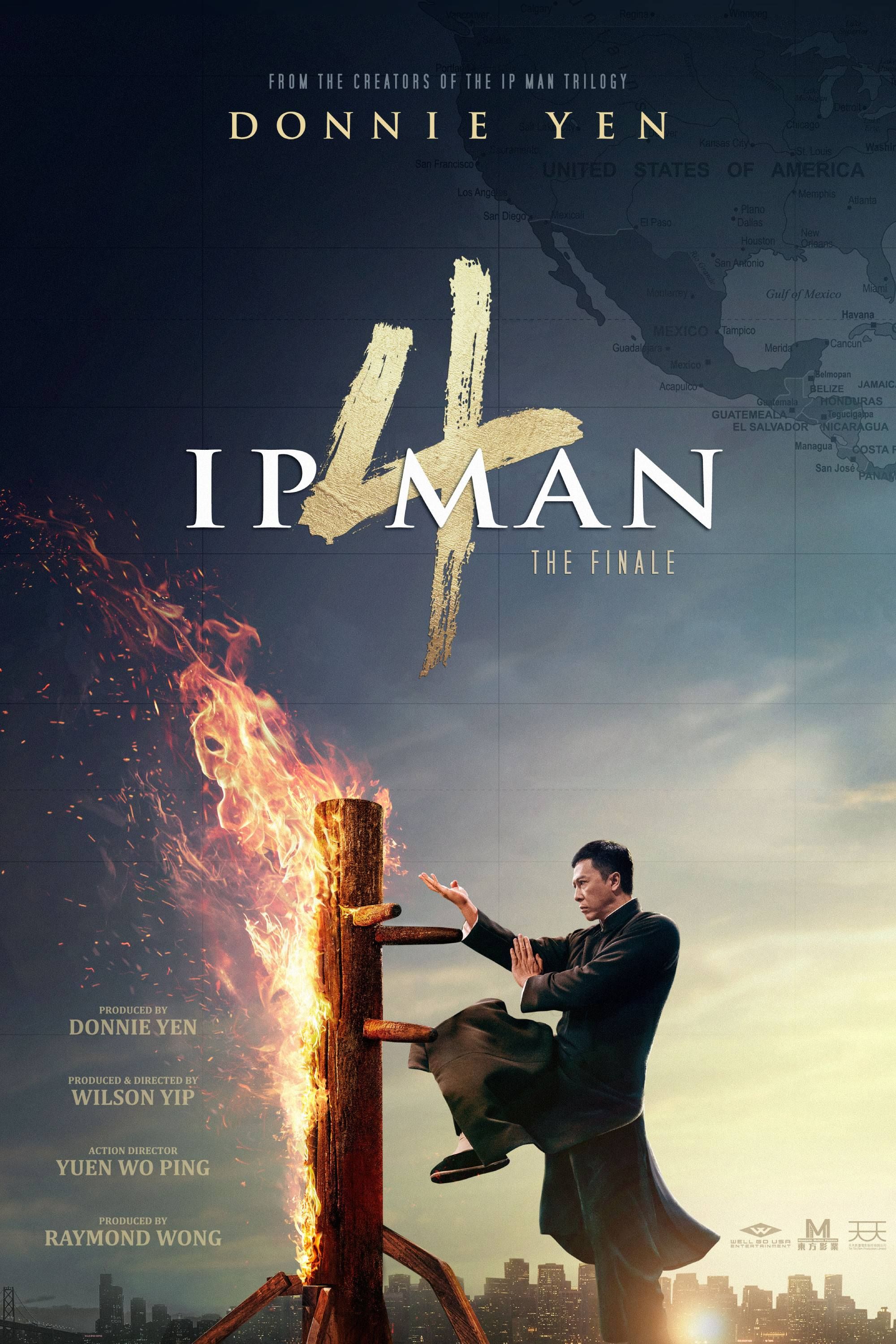 Ip Man 4_ The Finale - Poster - Donnie Yen Doing Karate