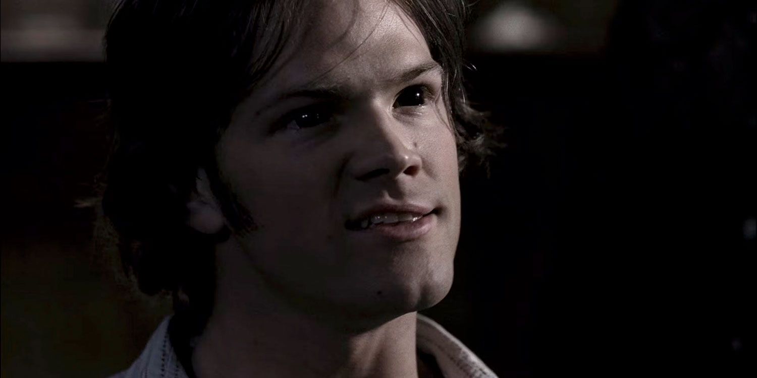 Jared Padalecki as Sam Winchester possessed by the demon Meg in Supernatural