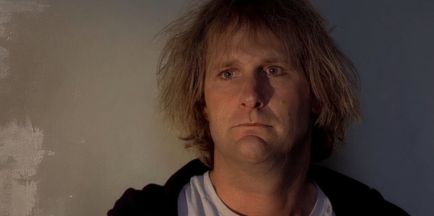 Jeff Daniels as Harry Dunne, looking sad in Dumb and Dumber