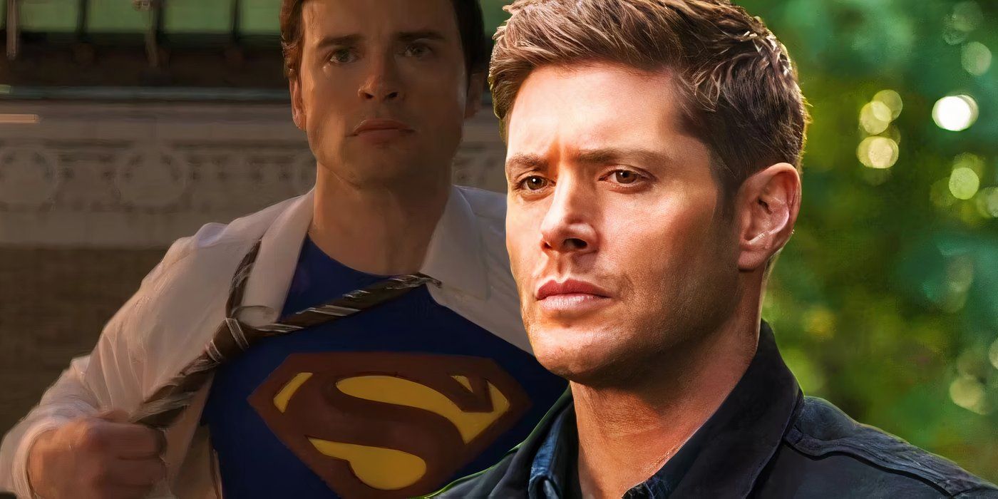Jensen Ackles over Tom WElling Superman in Smallville