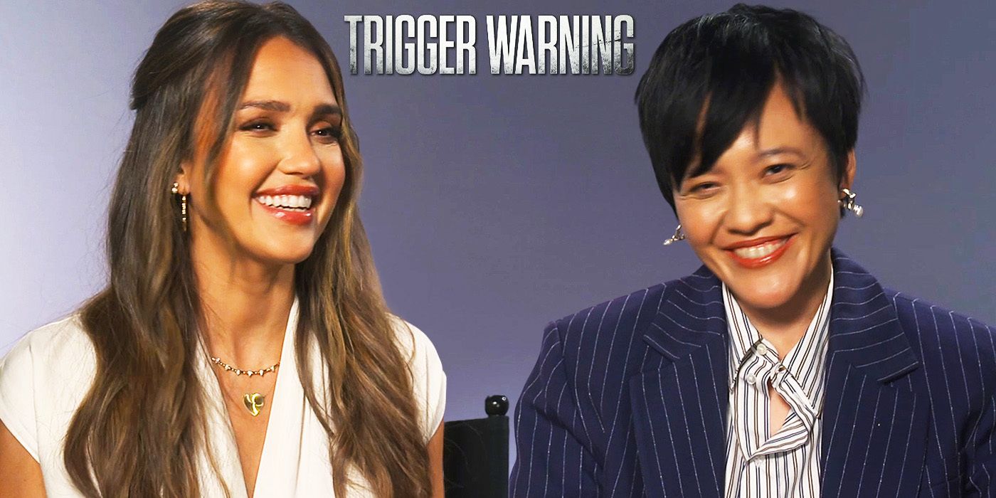 Jessica Alba & Mouly Surya in Trigger Warning interview