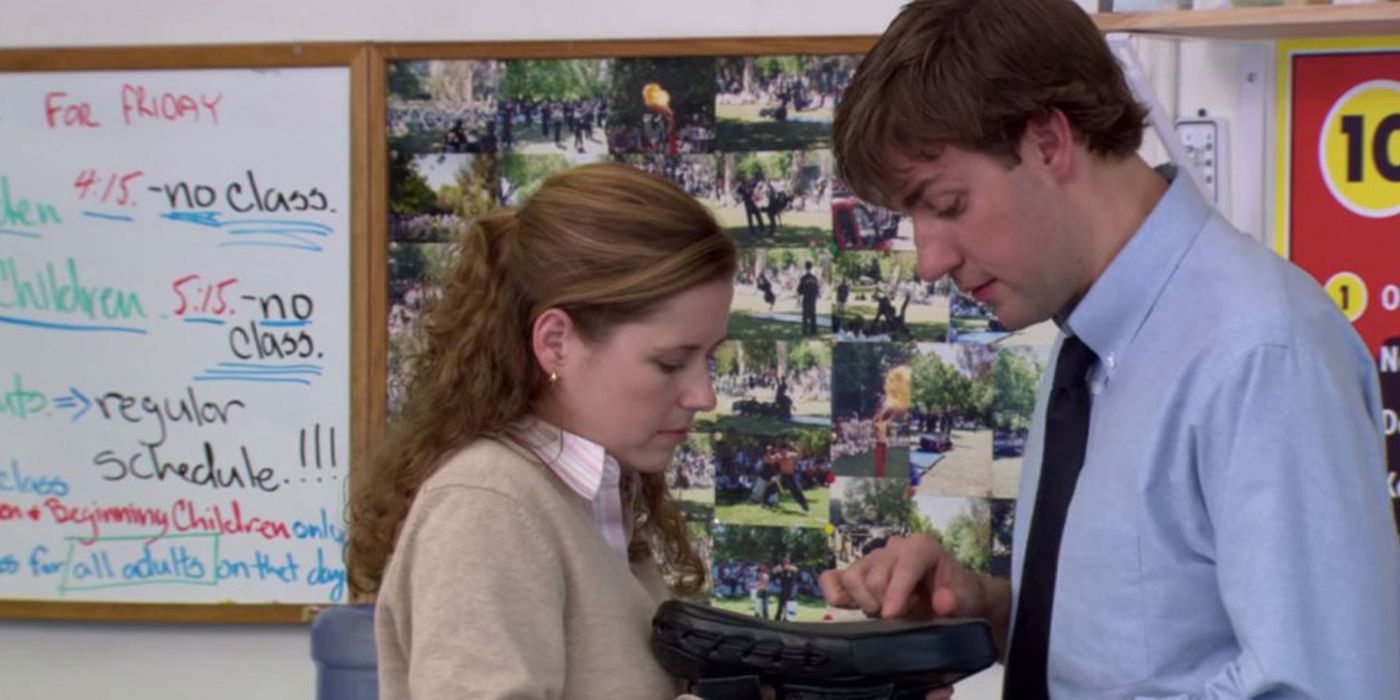 jim and pam the fight