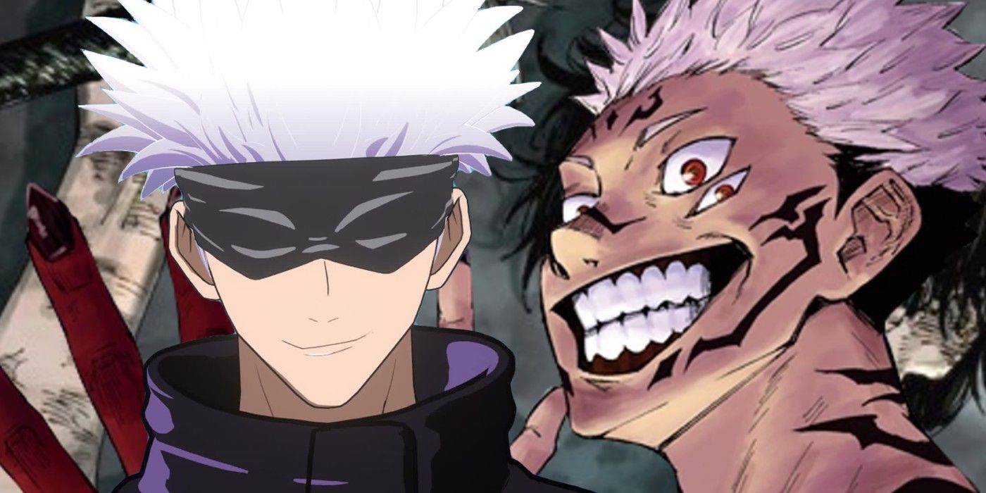 Jujutsu Kaisen's Gojo and Sukuna smiling