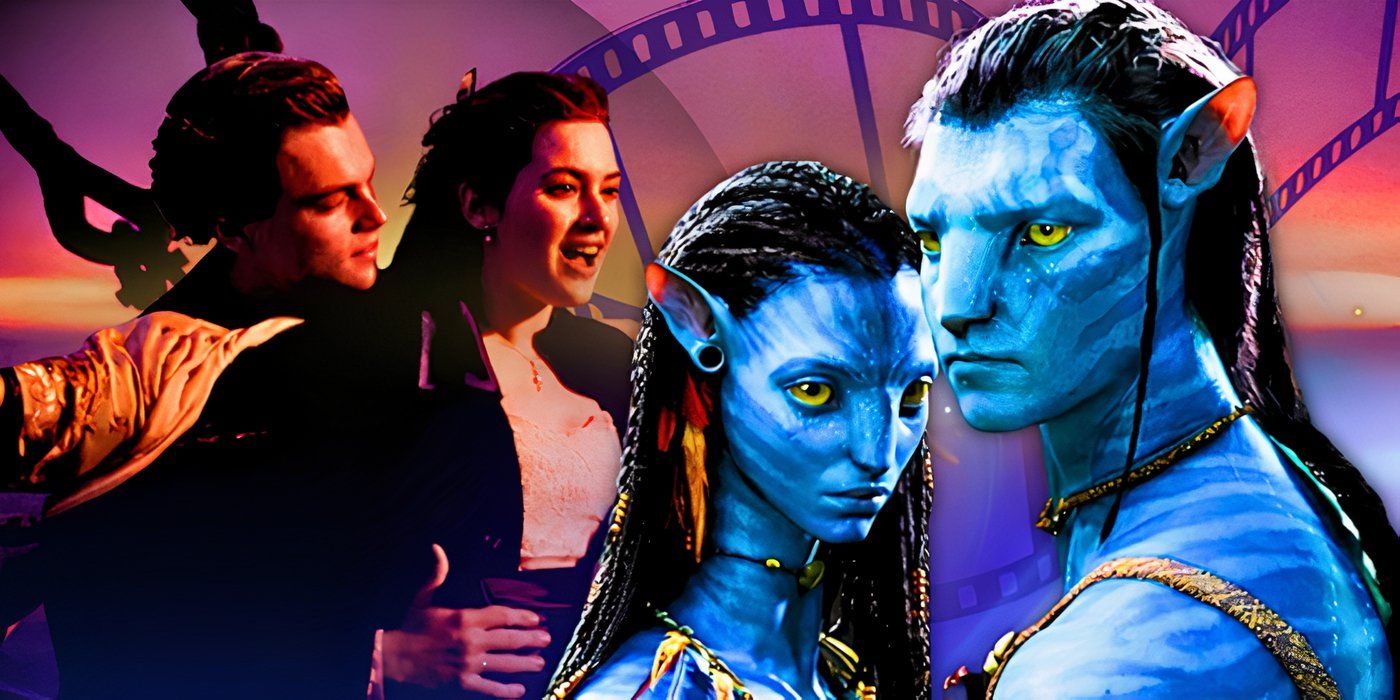 Kate Winslet's Rose and Leonardo DiCaprio's Jack from Titanic beside Neytiri and Jake from Avatar