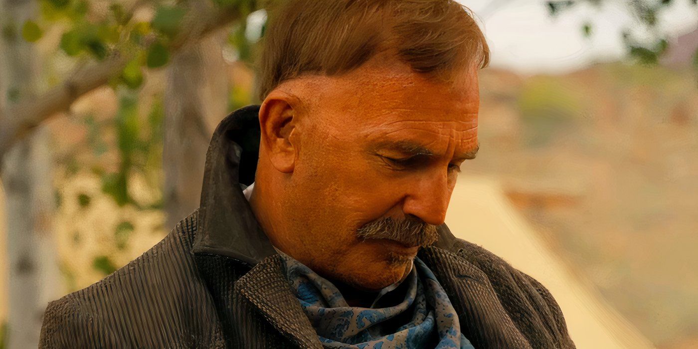 Kevin Costner as Hayes Ellison Looking Sad in Horizon An American Saga Chapter 1