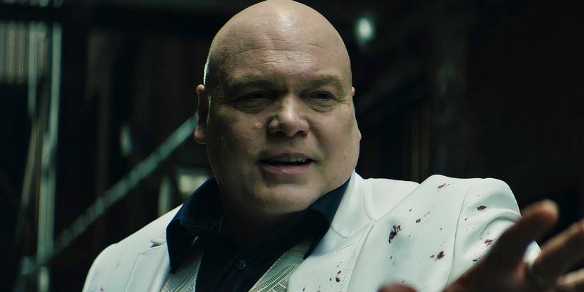Kingpin in a bloody jacket in Echo