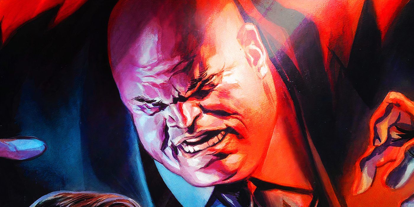 Kingpin looming over heroes in Marvel Comics' Devil's Reign