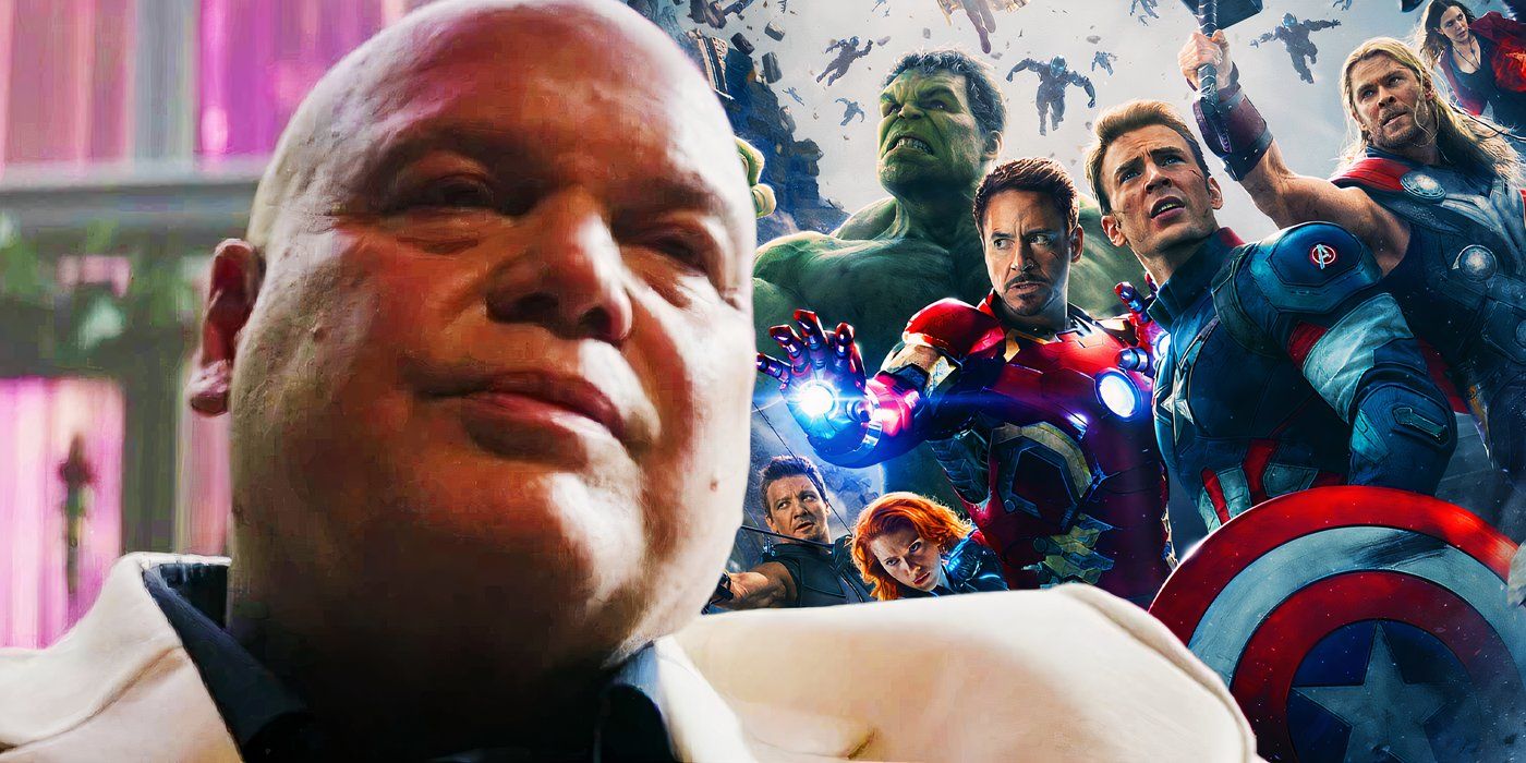 Kingpin sat down in Hawkeye with the Avengers in Age of Ultron