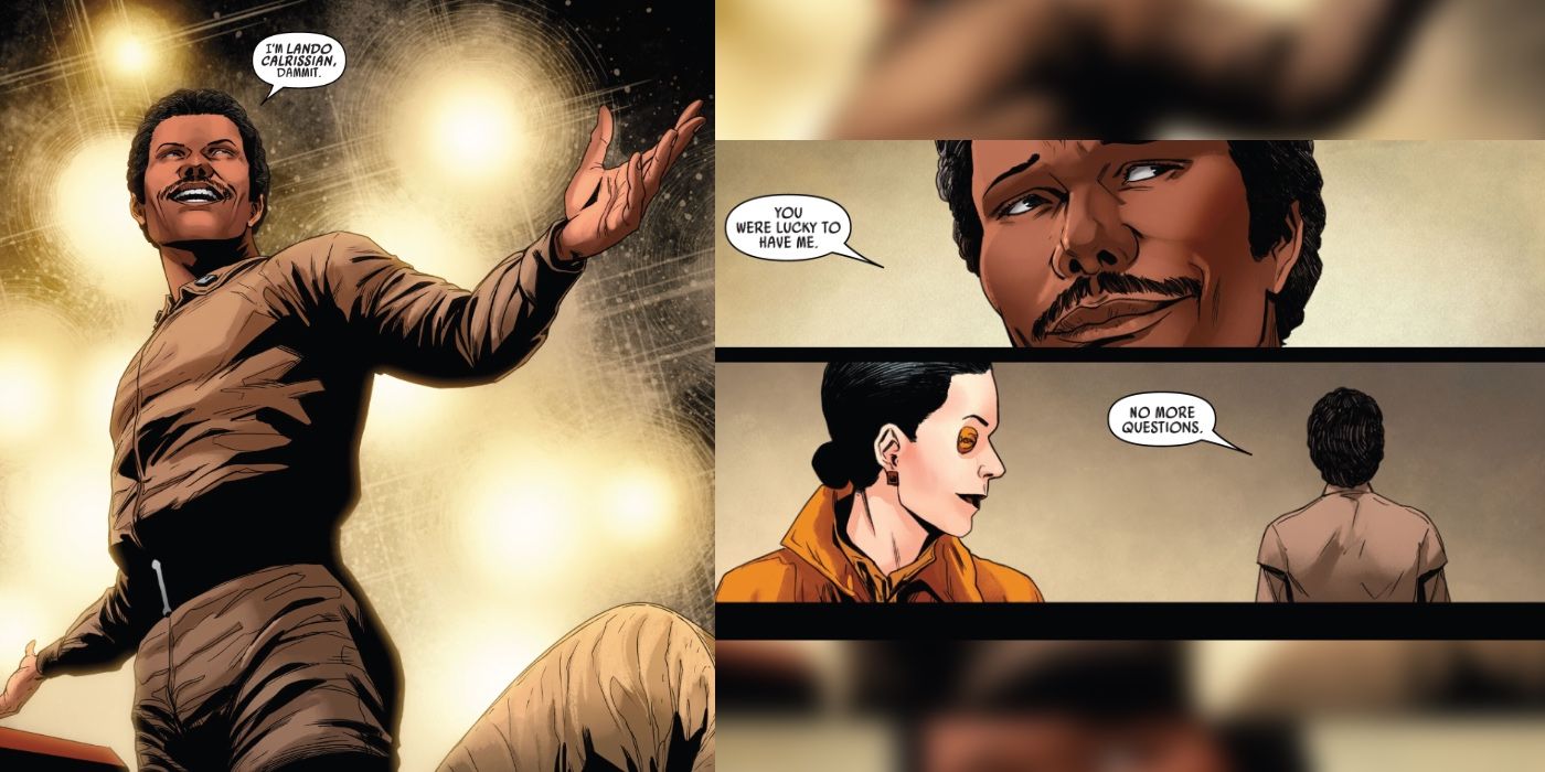 A declaração final de Lando em Star Wars #47