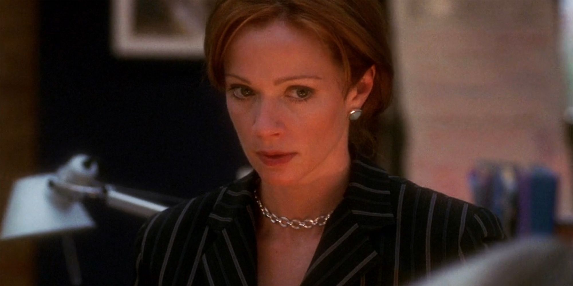 Lauren Holly's Jennifer Shepard looking serious in Kill Ari