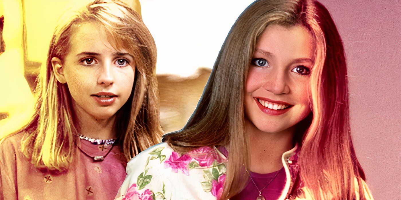 Lecy Goranson nd Sarah Chalke as Becky in Roseanne