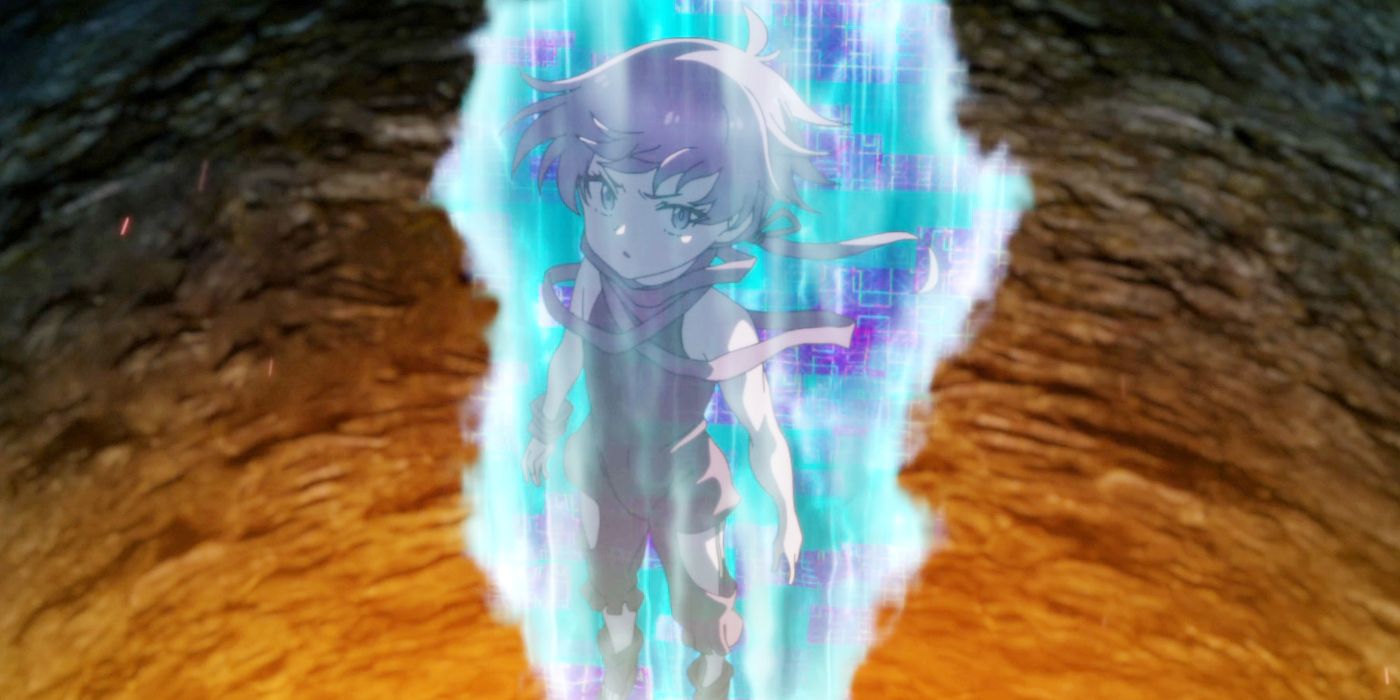 Lloyd poses like Goku with aura in I Was Reincarnated as the 7th Prince so I Can Take My Time Perfecting My Magical Ability