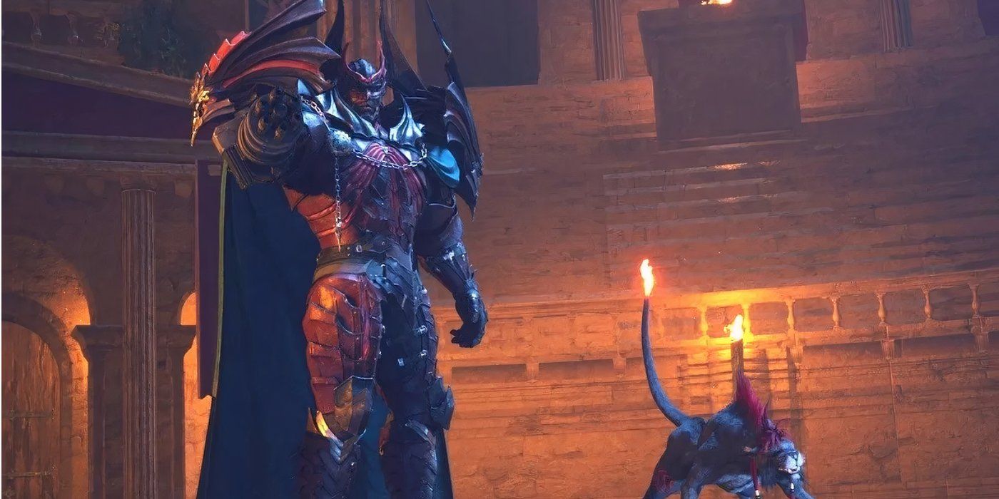 Barret wears his Varvados costume in Final Fantasy 7 Rebirth