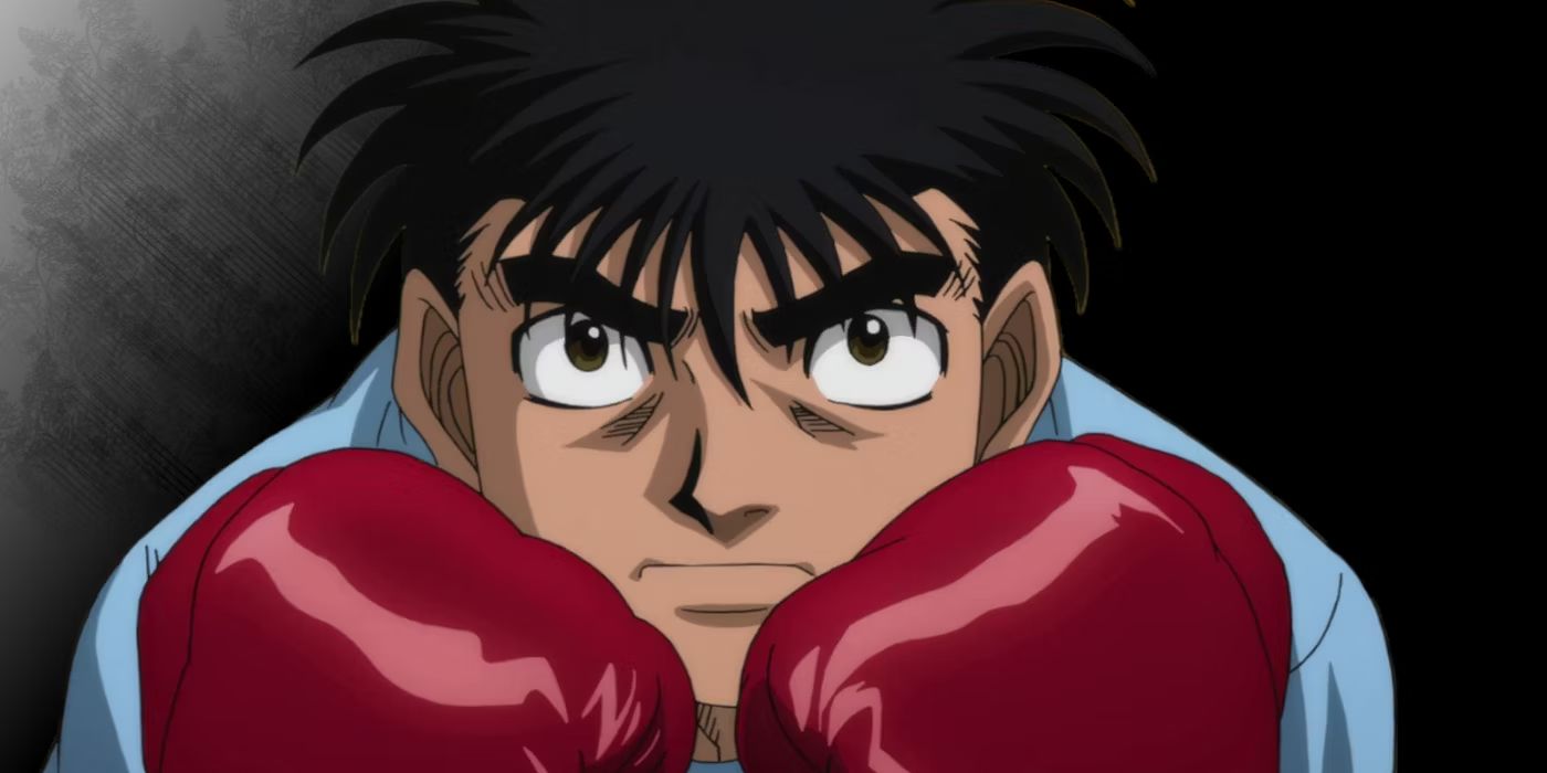 Makunouchi Ippo em pose de luta em Hajime no Ippo