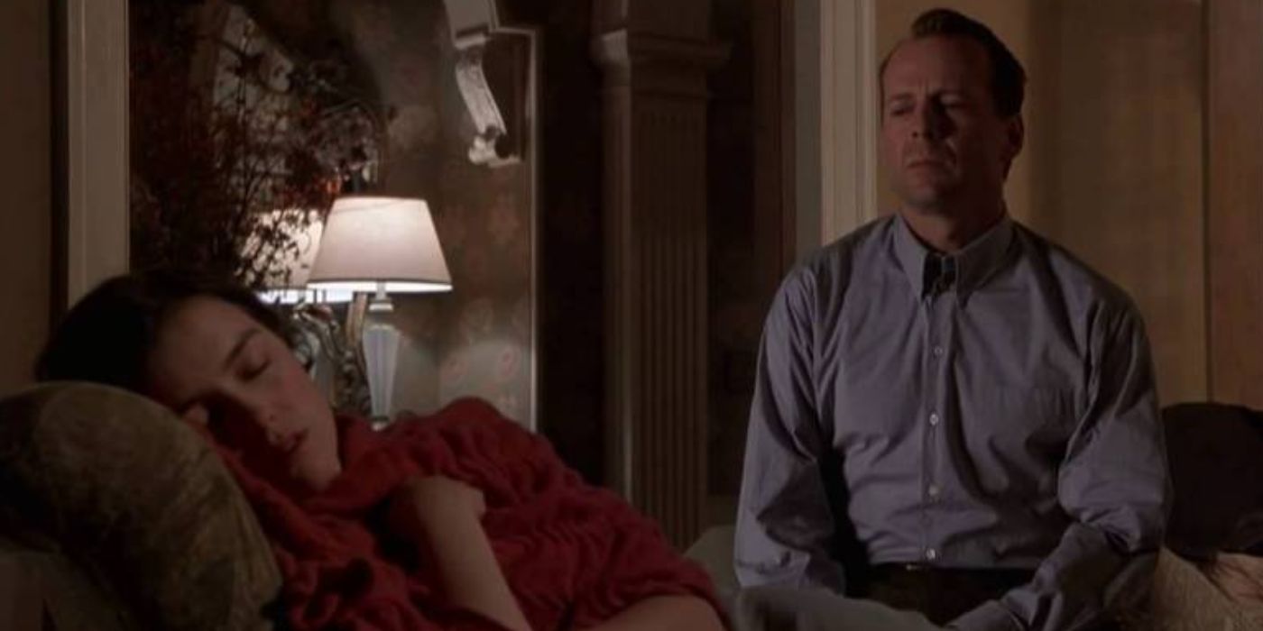 Malcolm watches his wife sleep in The Sixth Sense (1)