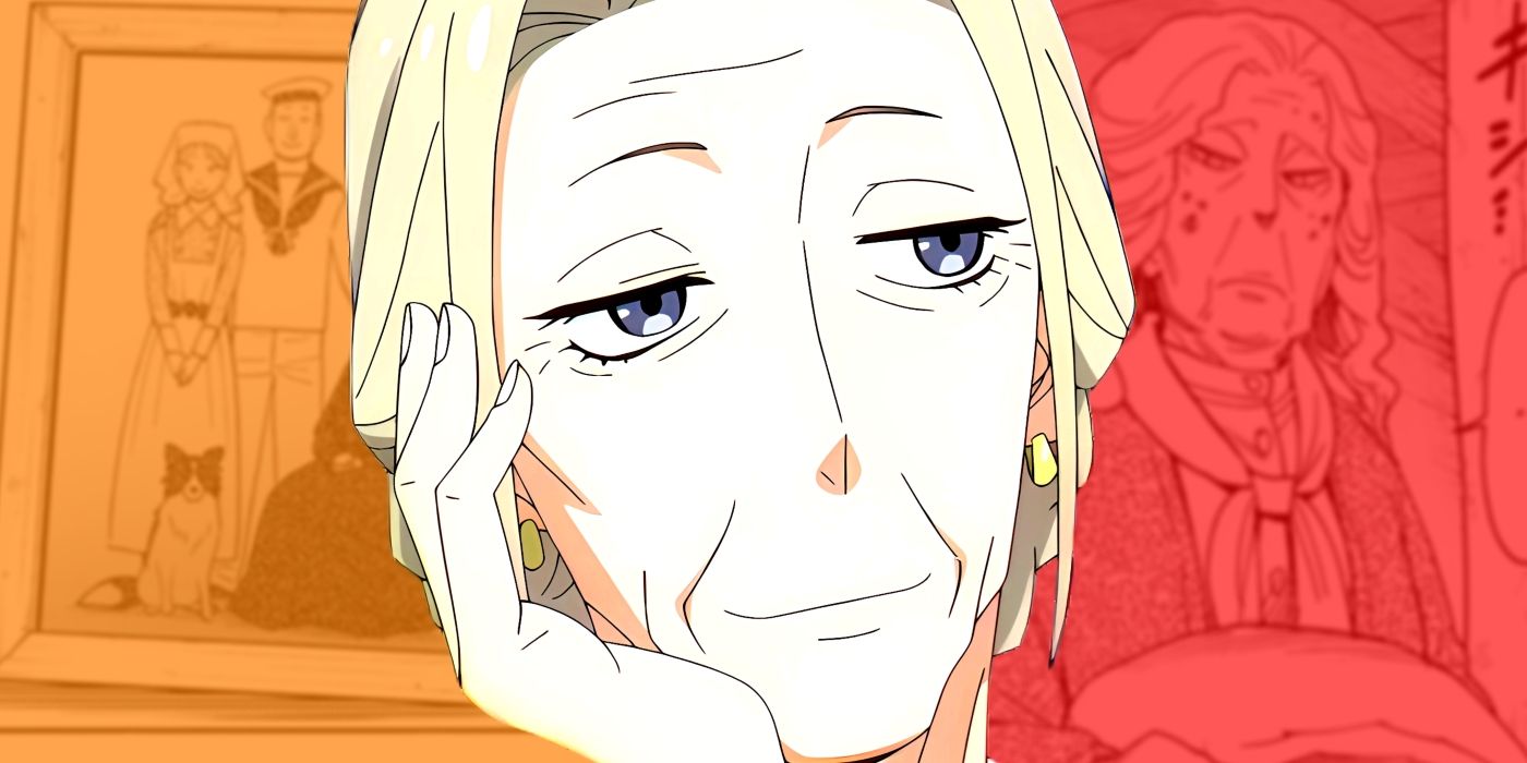 Martha looking thoughtfully at the horizon. Behind her, Anabel and the photo of her family can be seen.