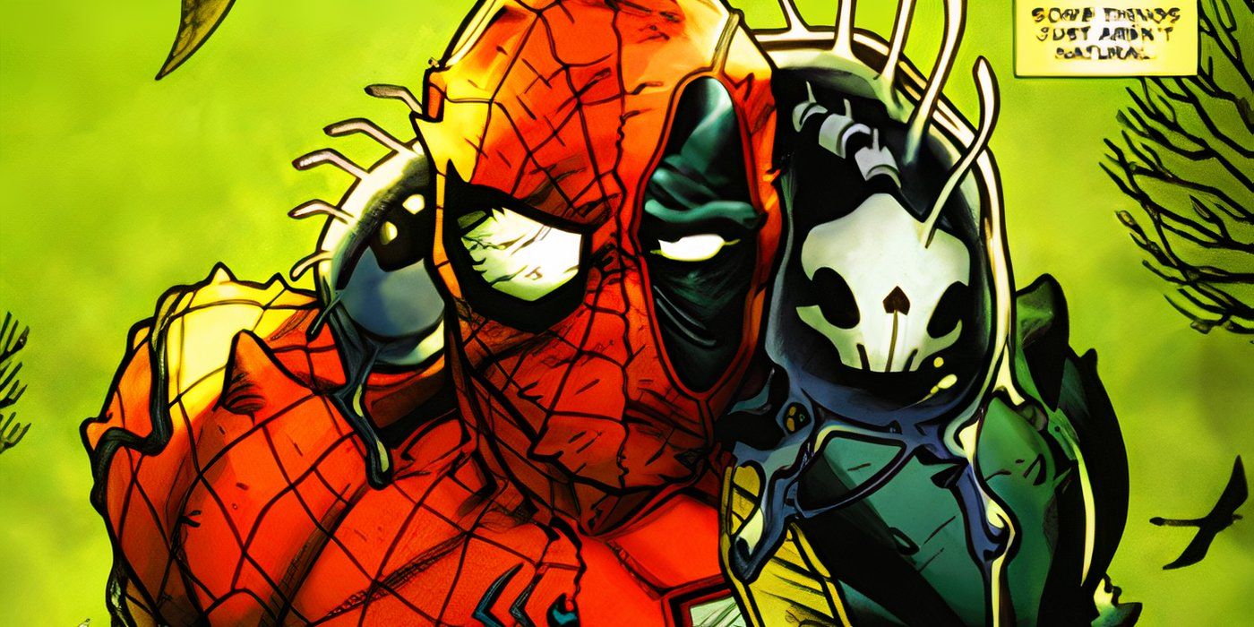 Mashed-up Deadpool and Spider-Man in Marvel Comics' Weirdworld