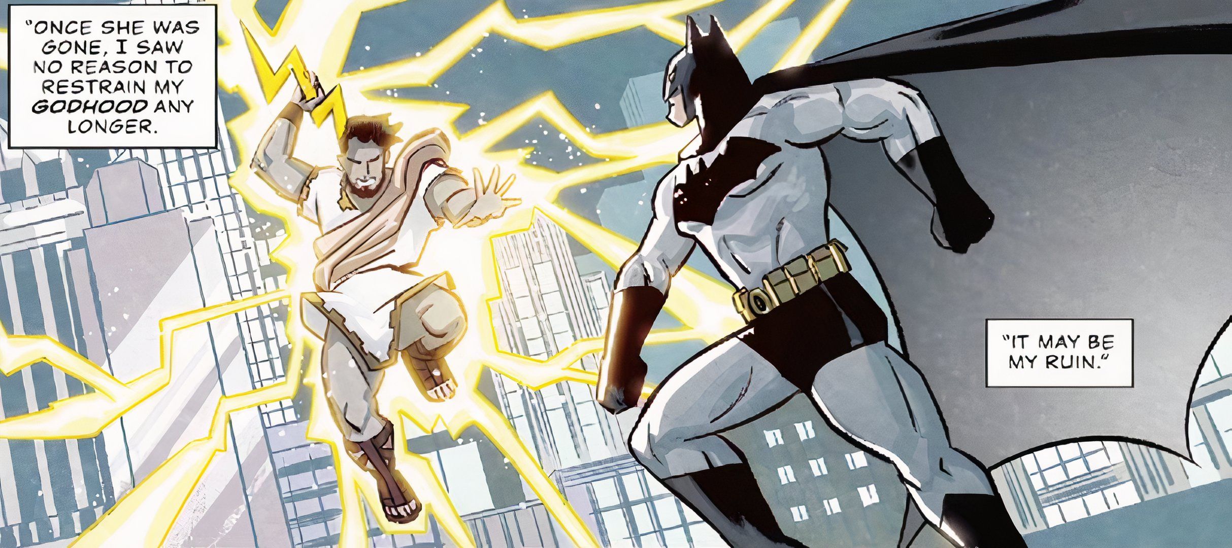 Maxie Zeus Attacking Batman DC