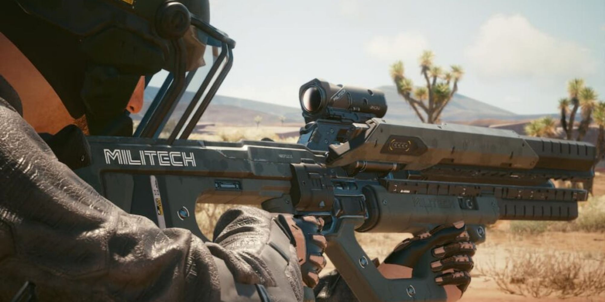 Militech tech weapon in Cyberpunk.