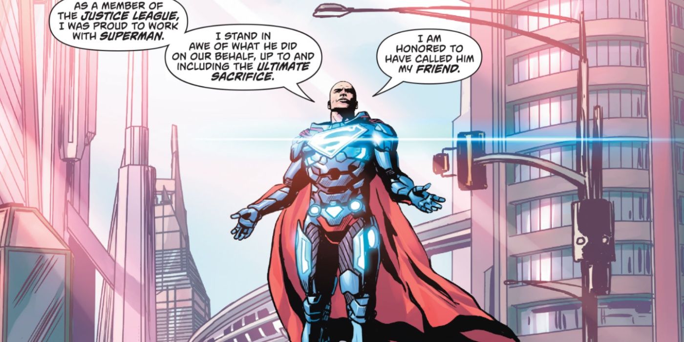 Lex Luthor becomes Superman