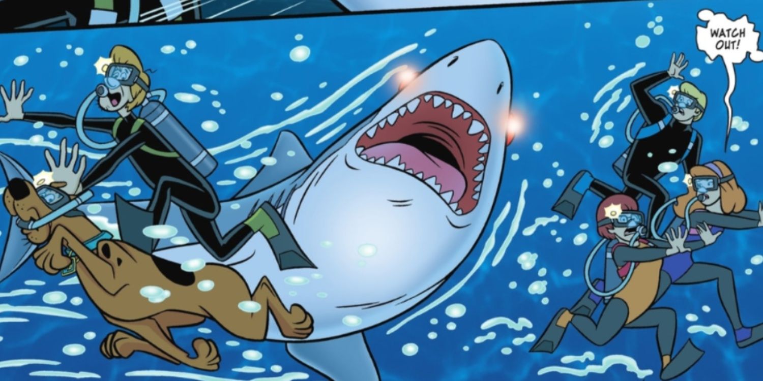 Mystery Inc versus shark