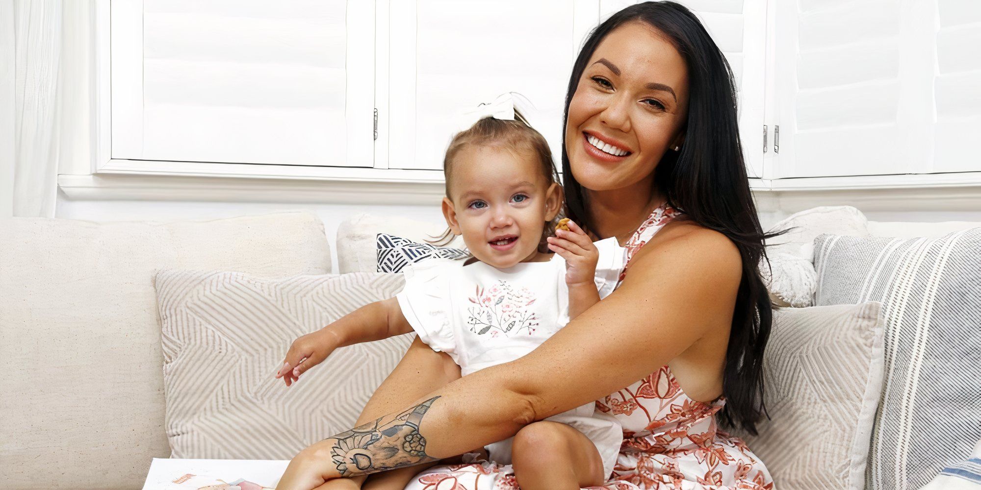 Married At First Sight's Davina Rankin with daughter Mila-Mae.