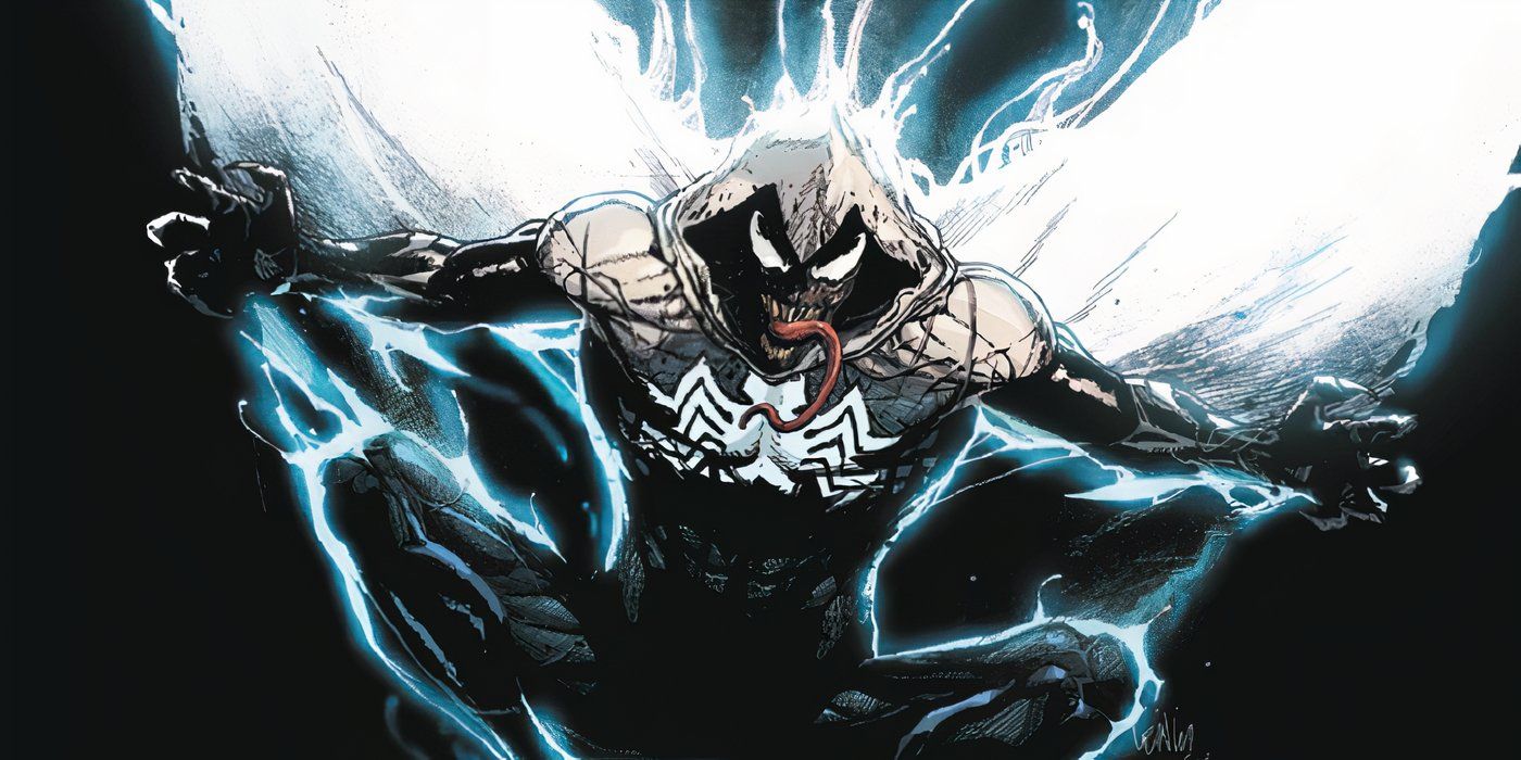 Image of a Venomized Moon Knight