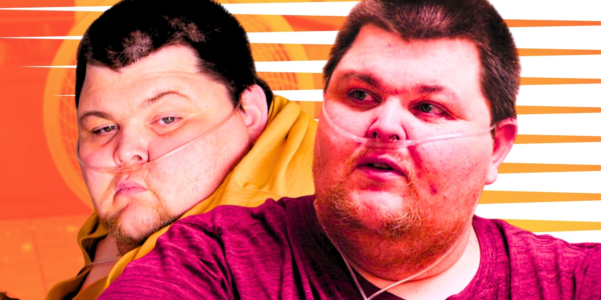My 600-lb Life Cillas Givens in side by side images from the show