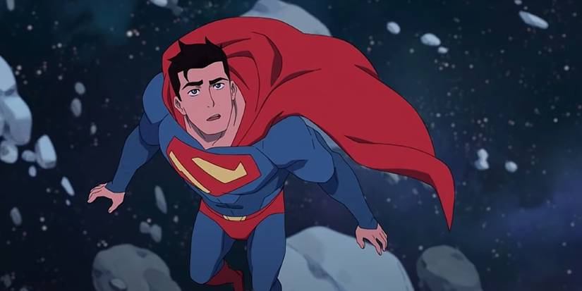 Superman (Jack Quaid) no espaço na temporada 2, episódio 6 de My Adventures With Superman