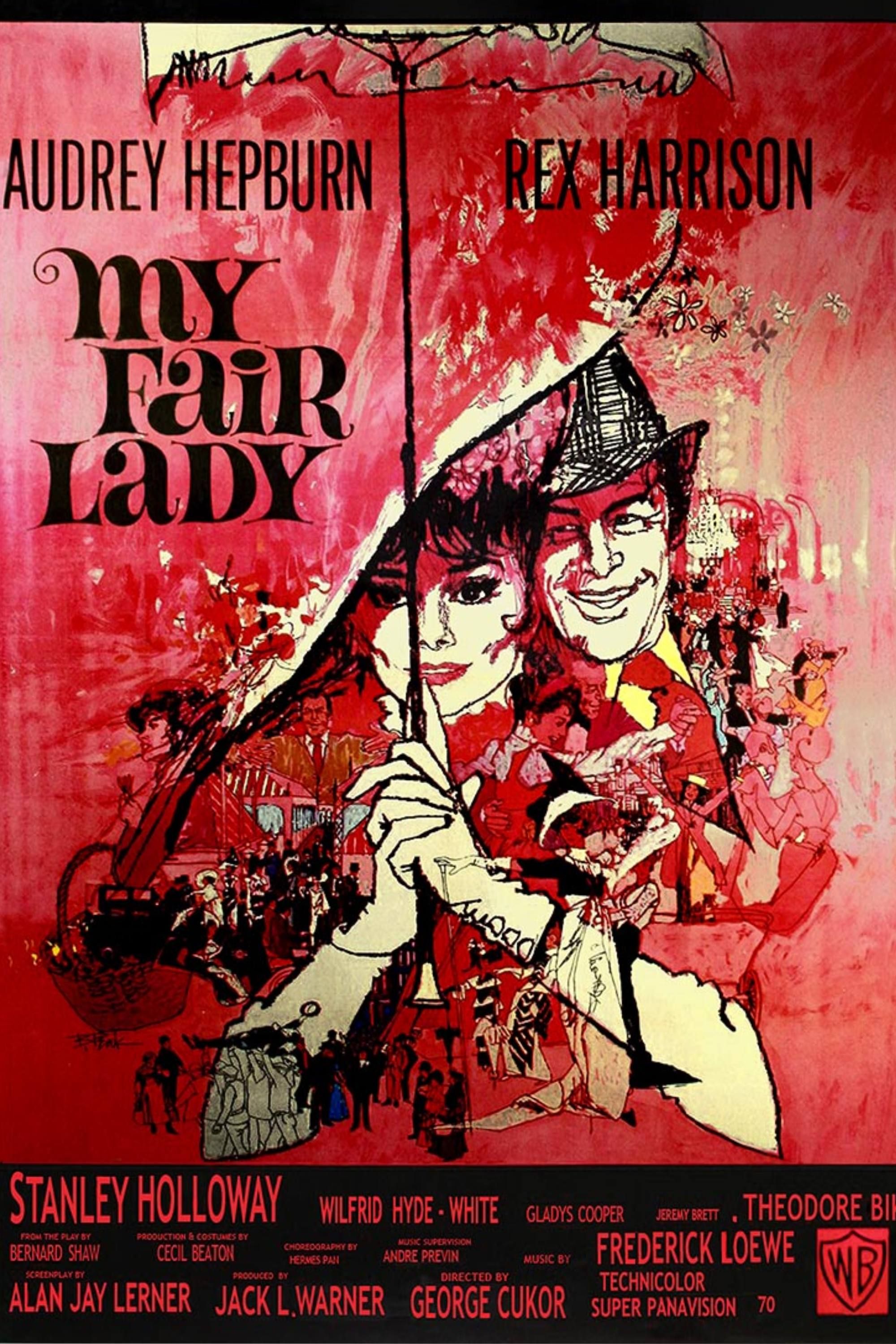 My Fair Lady - Poster - Audrey Hepburn & Rex Harrison