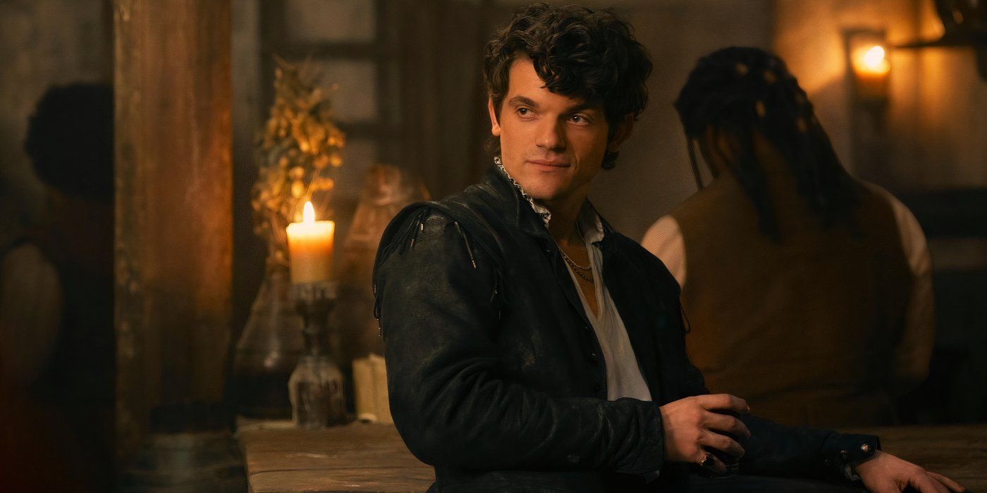 Edward Bluemel as Guildford Dudley smiling in My Lady Jane
