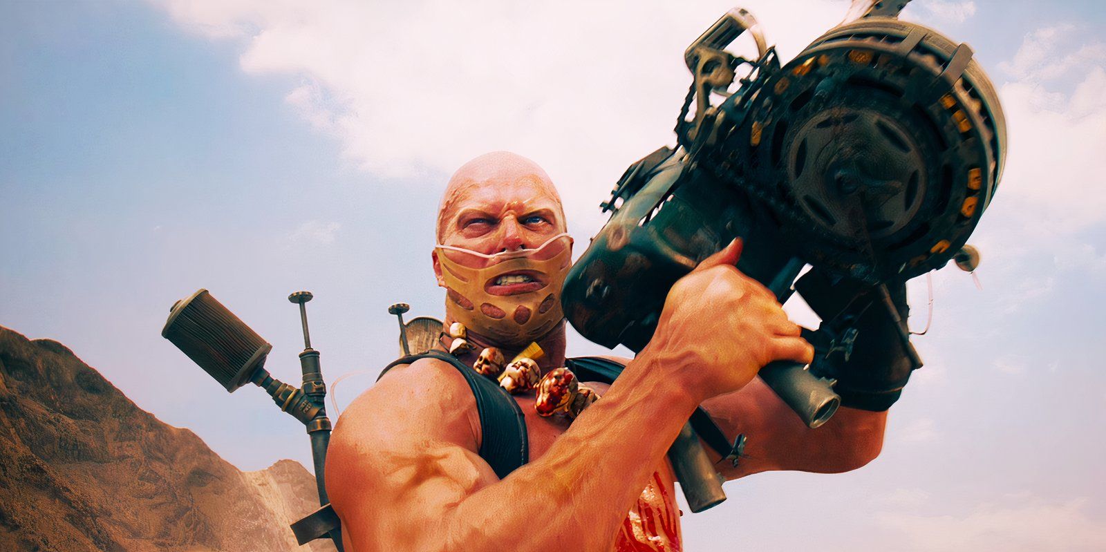 Nathan Jones as Rictus in Mad Max Fury Road