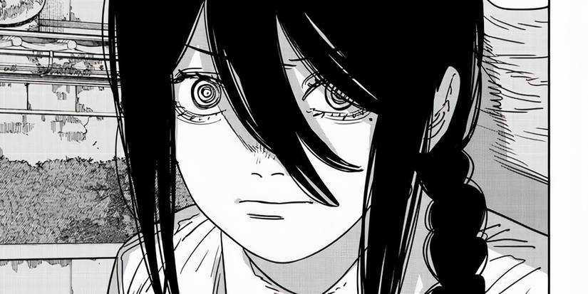 Nayuta making a stern expression in Chainsaw Man part 2
