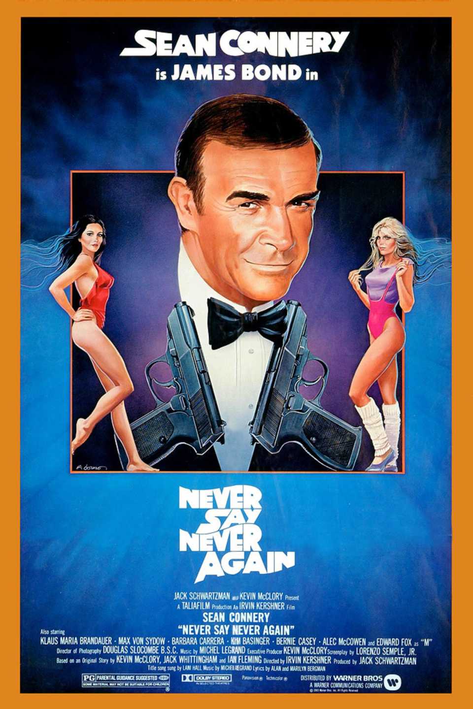 Never Say Never Again - Poster - sean connery as james bond
