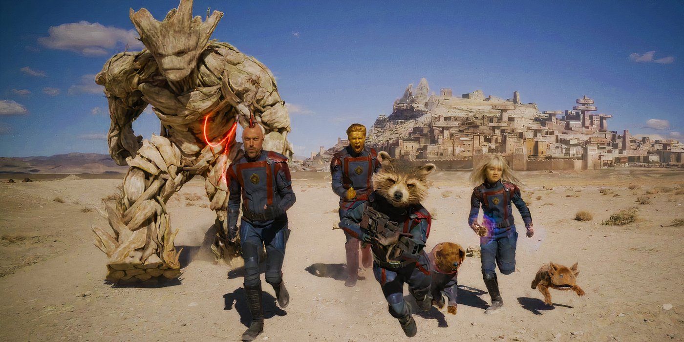 New Guardians of the Galaxy team running in Vol. 3
