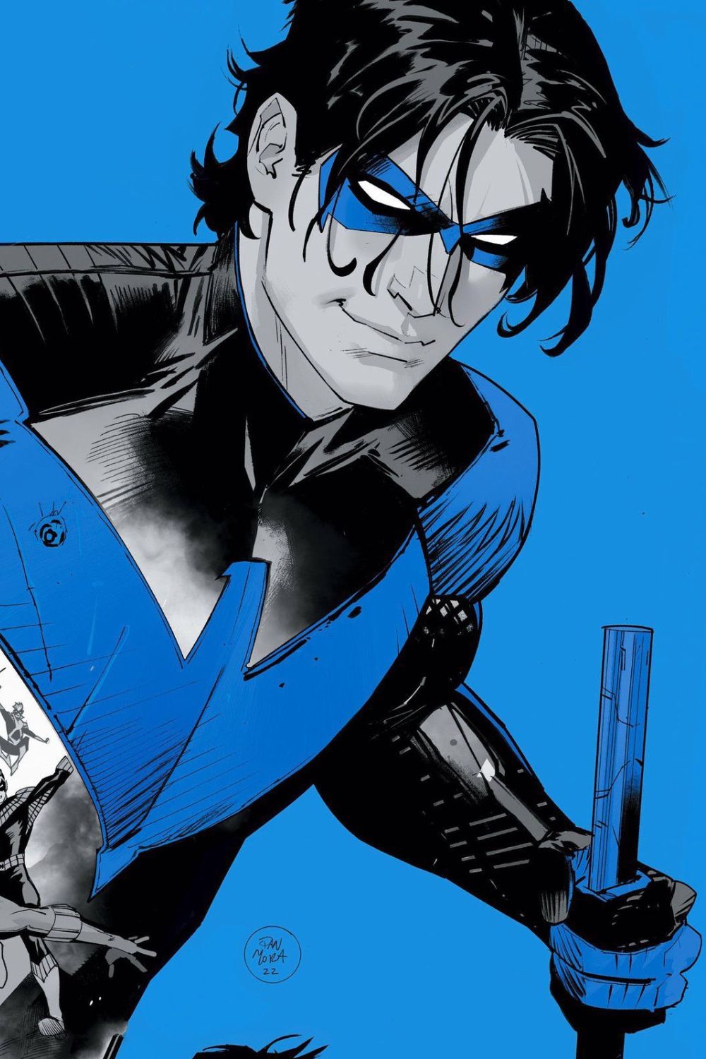 Nightwing dalam Seni Komik DC oleh Bruno Redondo