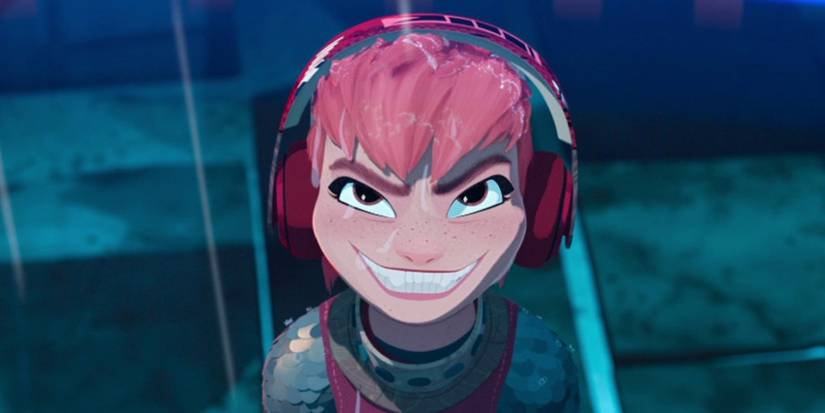 Nimona smiling in Nimona