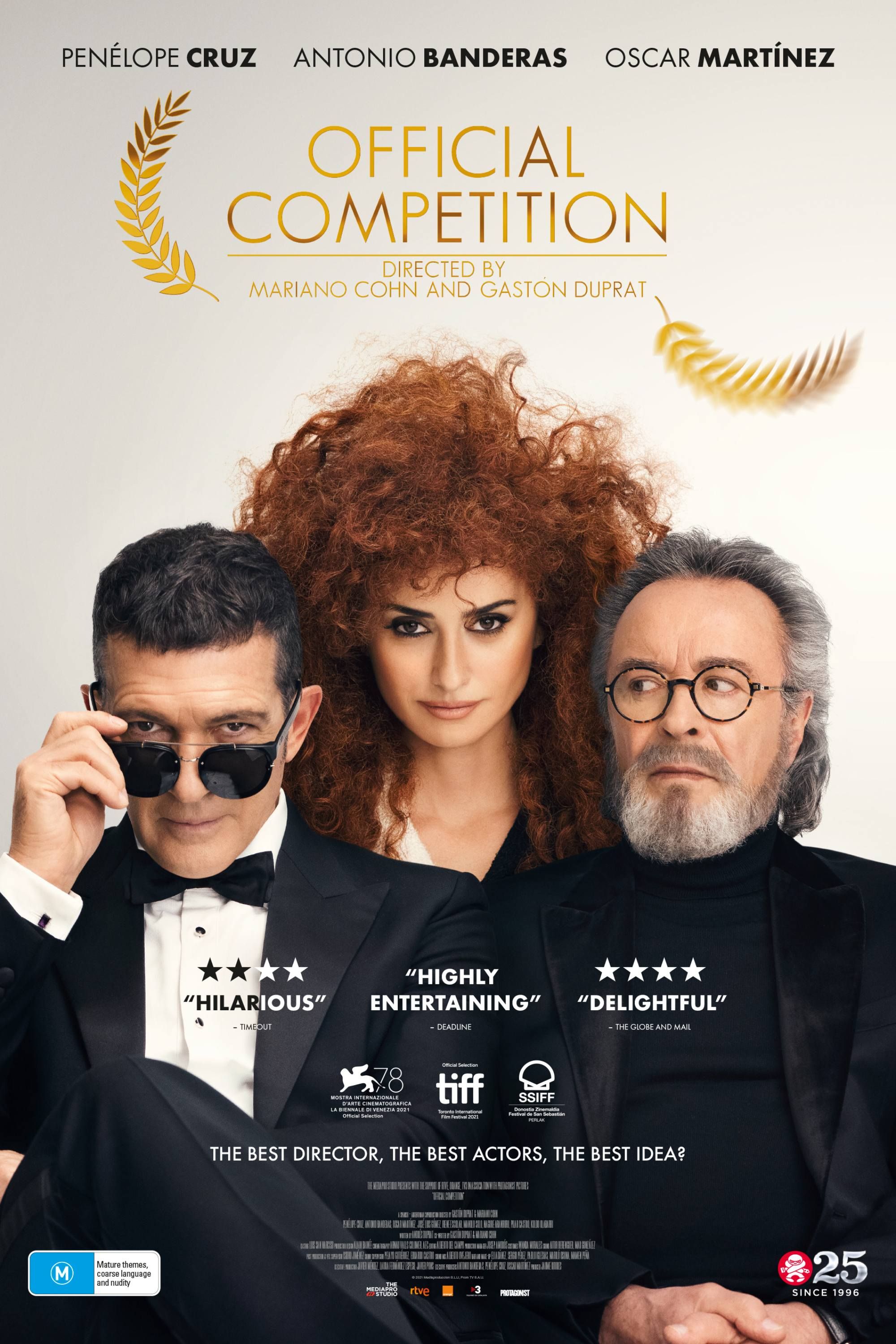 Official Competition - Poster - Penelope cruz,  Antonio Banderas &amp; oscar martinez