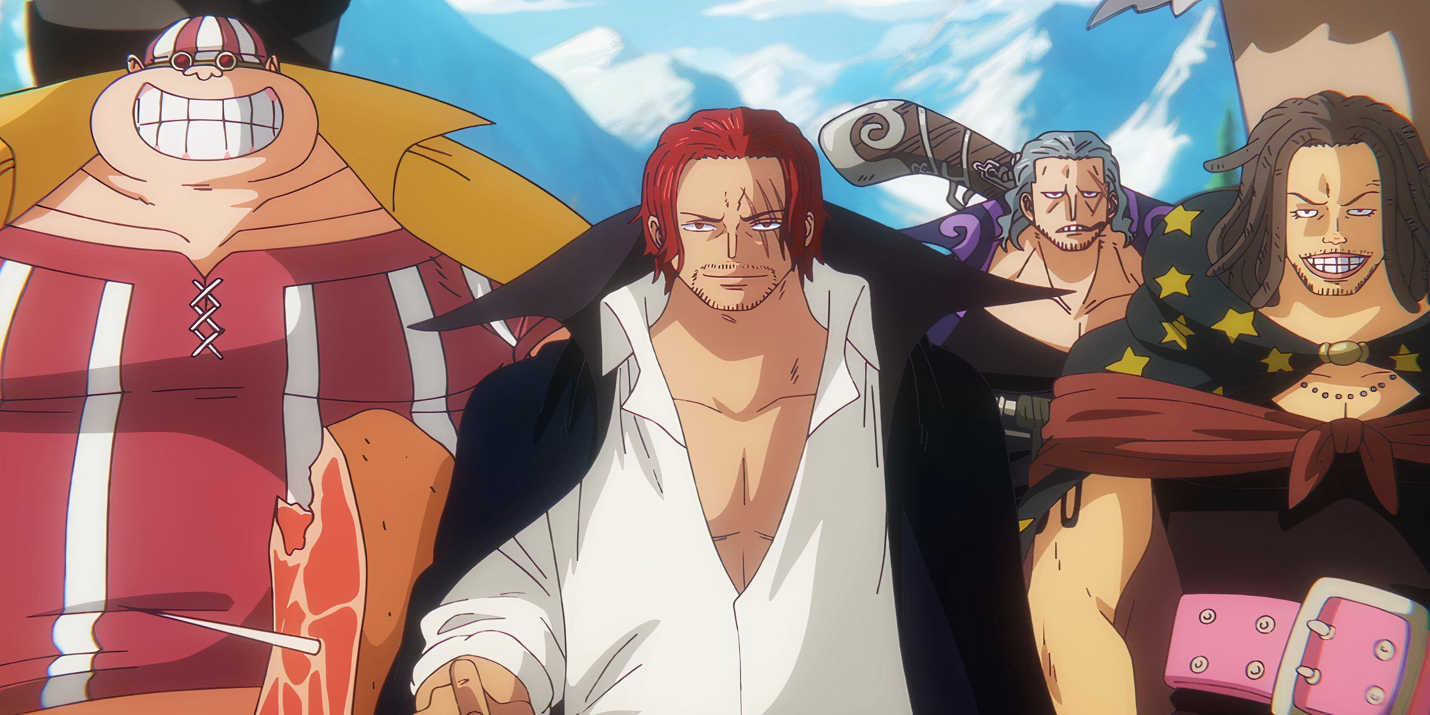 The Red Hair Pirates in episode 1109