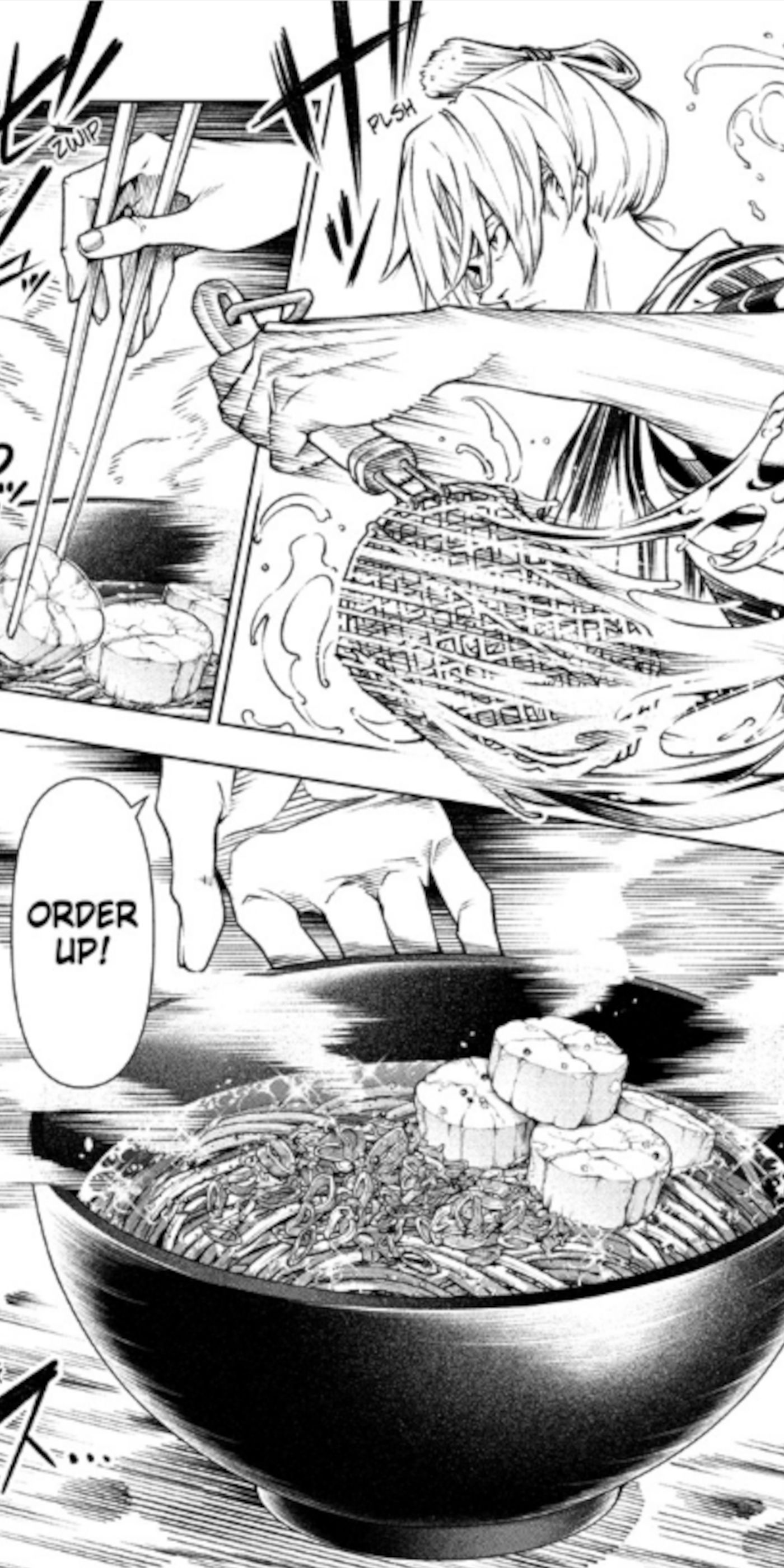 One Piece Shokugeki no Sanji spinoff manga Soba noodles