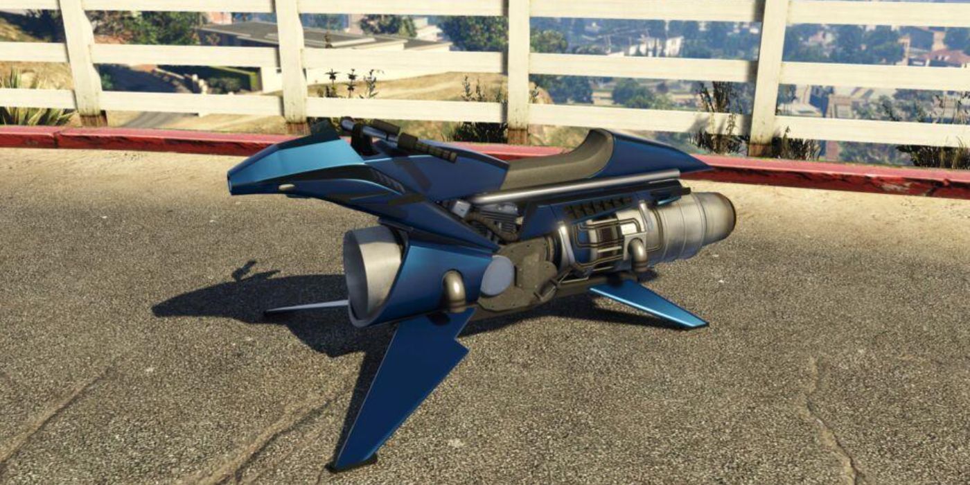 Moto hover Oppressor MK II do GTA Online.