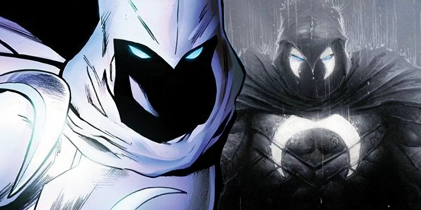 Original Moon Knight to the left and new Moon Knight to the right