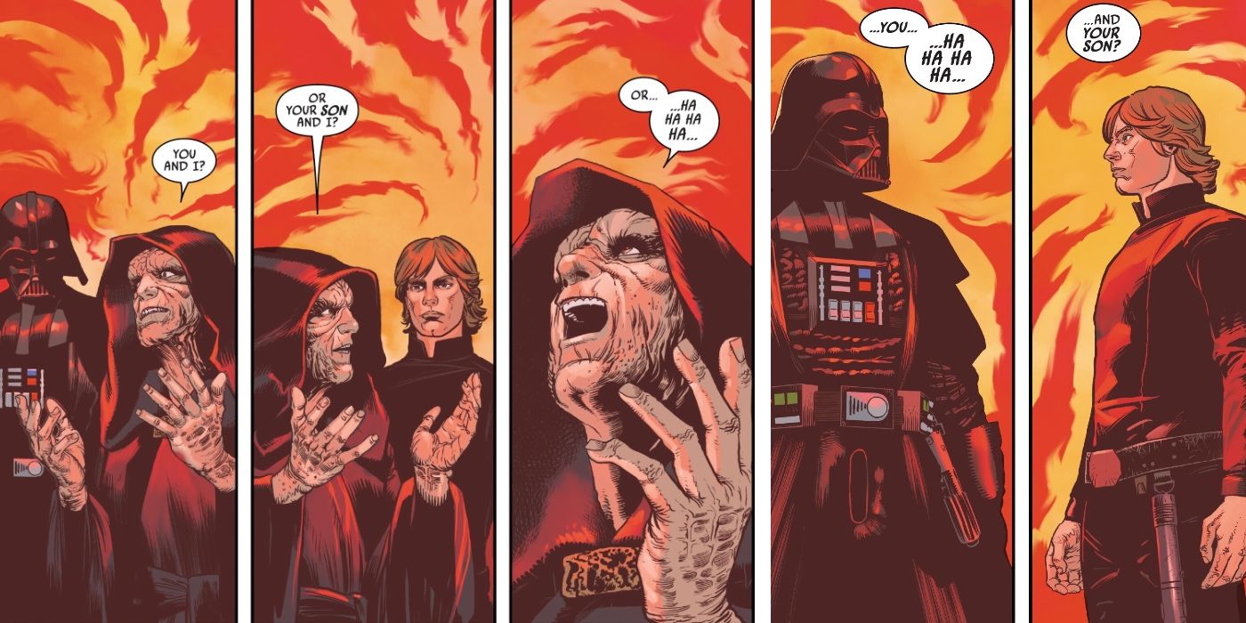 Palpatine questiona o futuro dos Sith em Darth Vader #47