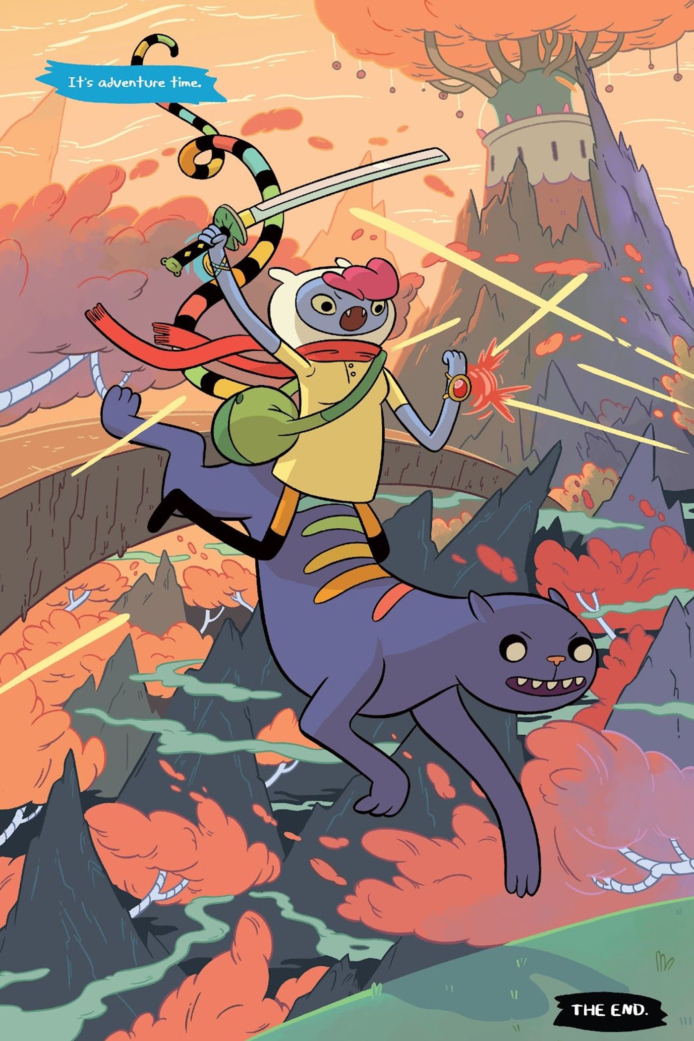 Penelope e Tigercorn Betty, as versões reencarnadas de Finn e Jake em Adventure Time #25